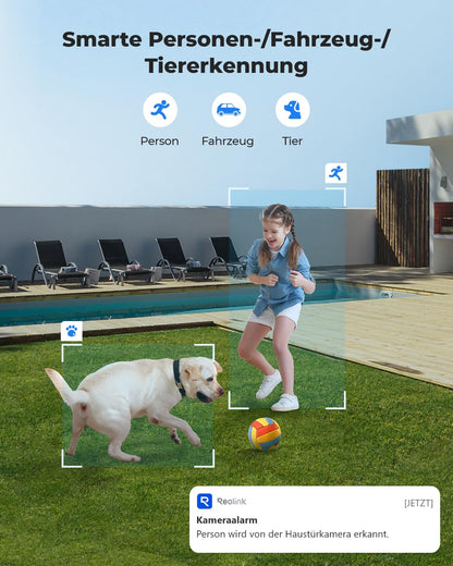 Reolink RLC-843A 4K PoE Überwachungskamera mit 5X optischem Zoom