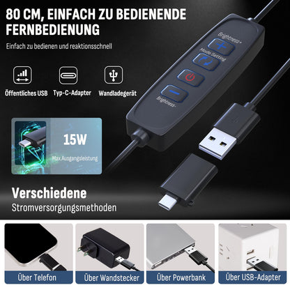 StudioLine LED Video Licht Set – Dimmbar 2er Pack 2800-6500K