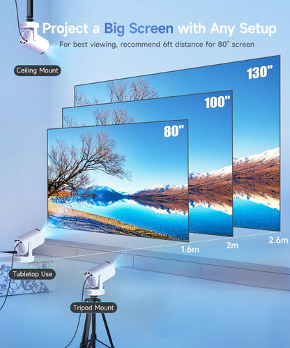 Magcubic Mini Beamer FHD 1080p Android 11 Smart Projektor