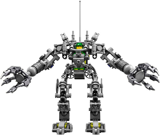 LEGO Ideas Exo Suit Sci-Fi Roboter Bausatz Set 21109: Grüner und grauer, beweglicher Sci-Fi-Roboter zum Bauen und Ausstellen als Sammlerstück.