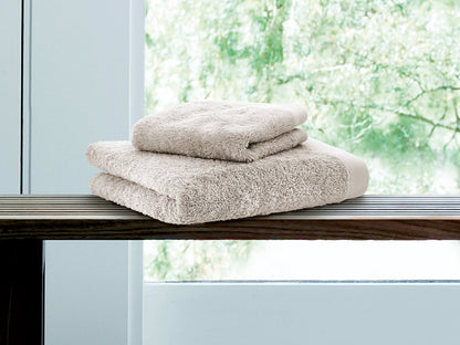 herzbach home Premium Handtücher-Set Baumwolle - Sandgrau