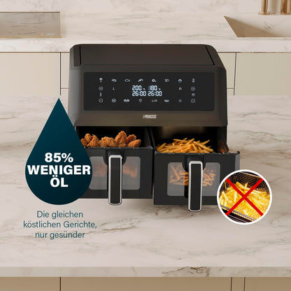 Princess XXL Heissluftfritteuse 11L Doppelkorb - 182276