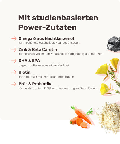 mammaly Shiny Hair Fellpflege Snacks für Hunde mit Bierhefe, 350 g