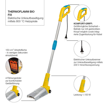 Gloria Thermoflamm BIO Fix Unkrautvernichter (1100W)
