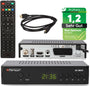 RED OPTICUM S-Box PVR HD Sat-Receiver mit Aufnahmefunktion, selbstlernende Fernbedienung und HDMI-Kabel