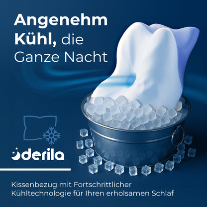 Derila Ergo Kopfkissen Memory Foam Nackenkissen für Seitenschläfer