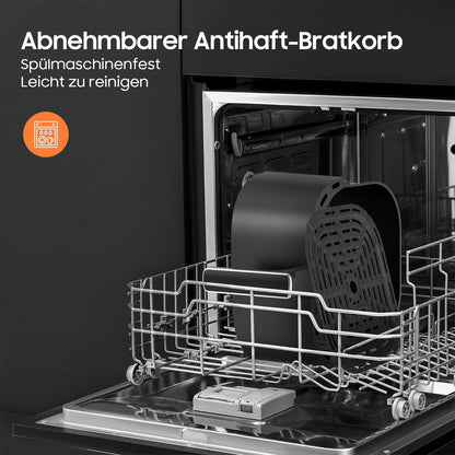 Airfryer XL Heissluftfritteuse 6.5L – Metall-Innenraum