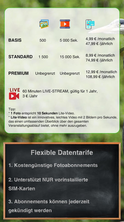 GardePro X50 Pro Max 4G LTE Wildkamera mit 48 MP und Live-Streaming