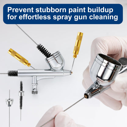 Roizefar Airbrush Reinigungsset mit Verdünner und Reinigungstopf