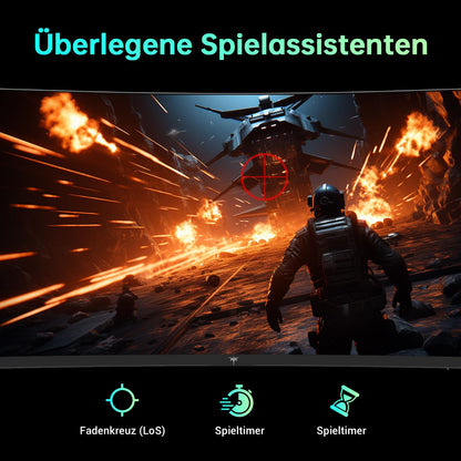 KTC H32S17 Gaming Monitor - 32 Zoll Curved QHD 180Hz