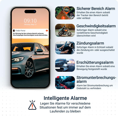 PAJ GPS Vehicle Finder 1.0 4G GPS-Tracker mit Direktanschluss 9-75 V