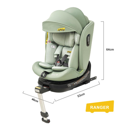 Jovikids i-Size Kindersitz Reboarder – 360° ISOFIX 40-150cm