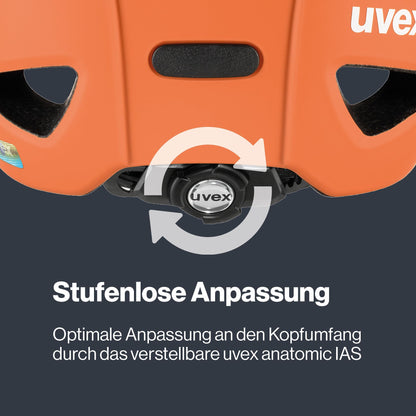 uvex OYO Style Kinder-Fahrradhelm Monster Papaya matt 50–54 cm