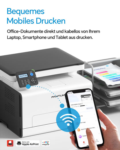 PANTUM CM2100DW Farblaser Multifunktionsdrucker WLAN