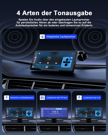 Avylet 8.1" Wireless Carplay Display Android Auto Rückfahrkamera