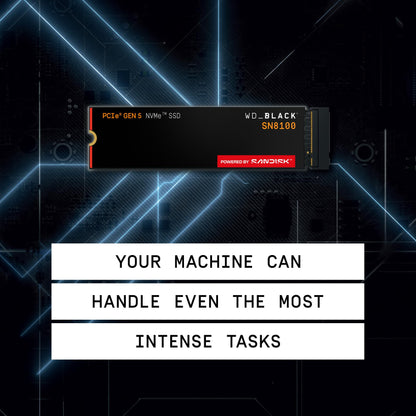 WD_Black SN8100 2 TB NVMe PCIe 5.0 M.2 SSD Festplatte