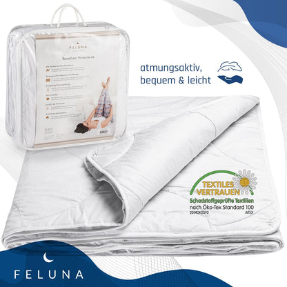 Feluna 4-Jahreszeiten Kamelhaar-Bettdecke - 135x200cm