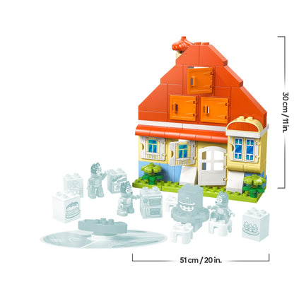 LEGO DUPLO Bluey Familienhaus Lernspielzeug - mit Memory-Spiel - 10459