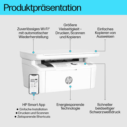 HP LaserJet MFP M140w Monolaser Multifunktionsdrucker – WLAN