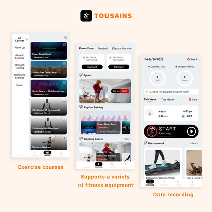 TODO Walking Pad Laufband – 3-in-1, klappbar, Neigung & App