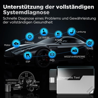 KINGBOLEN EDIAG Elite OBD2 Diagnosegerät Bluetooth FCA Can FD