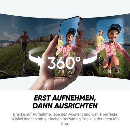 Insta360 X4 Air Starter-Bundle – 8K 360°-Kamera mit Selfie-Stick