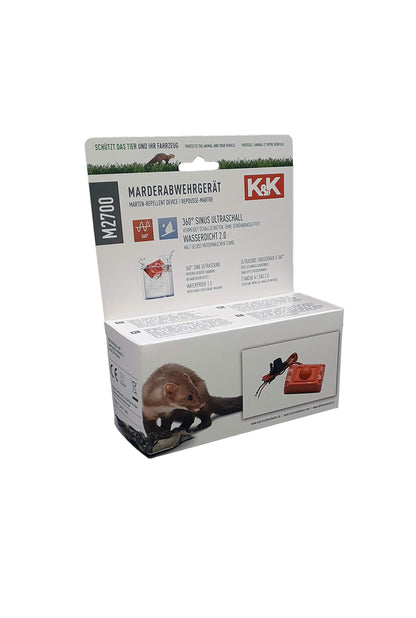 K&K M2700 Ultraschall-Marderabwehrgerät - Wasserdicht