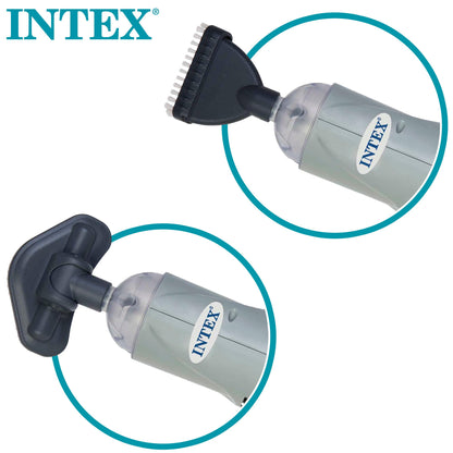 Intex Unterwasser Handheld Pool-Staubsauger Akkubetrieben Grau