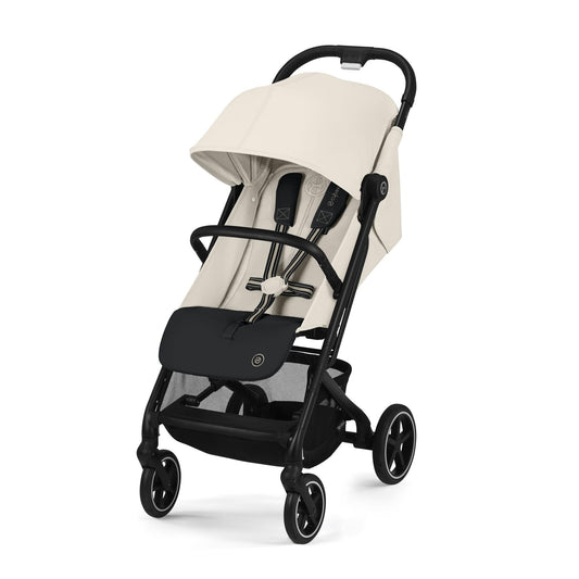 Cybex Gold Beezy Kinderwagen mit One-Pull Harness - Canvas White