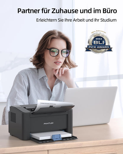 PANTUM P2502W Laserdrucker – Schwarz Weiss und WLAN