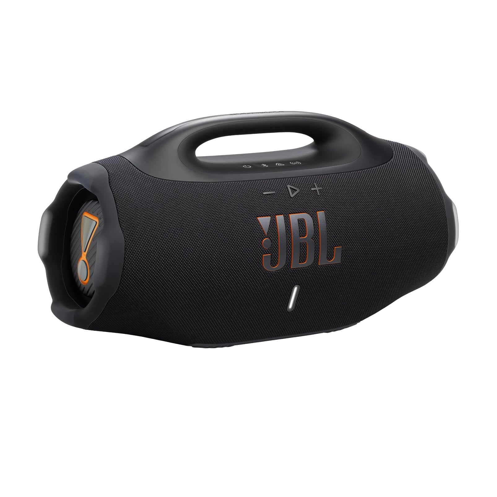 JBL Boombox 4 Bluetooth Lautsprecher mit AI Sound Boost, Schwarz, tragbar, wasser- und staubdicht nach IP68