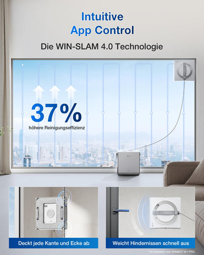 ECOVACS WINBOT W2 PRO Omni Fensterputzroboter - Weiss