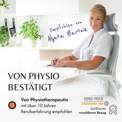 DYNMC you Sofakissen 40x70 cm Schwarz 2er Set mit Füllung und Bezug