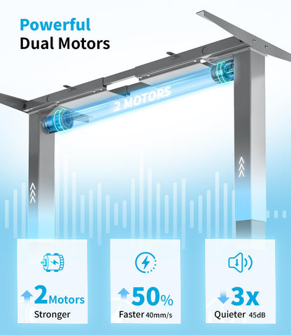 MAIDeSITe T2 Pro Plus – Höhenverstellbares Tischgestell elektrisch 2 Motoren