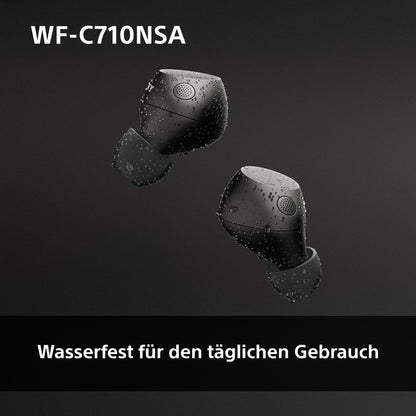Sony WF-C710NSA Truly Wireless Noise Cancelling Earbuds schwarz