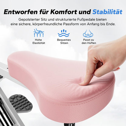 MERACH 2-in-1 Kniebeugen-Rudergerät R07 - Faltbar, Weiss