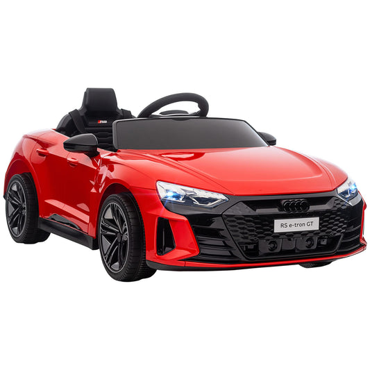 HOMCOM Audi RS e-tron GT Kinder Elektroauto – Rot