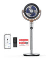 DREO Smart Standventilator mit Wi-Fi, 20 dB leise, höhenverstellbar