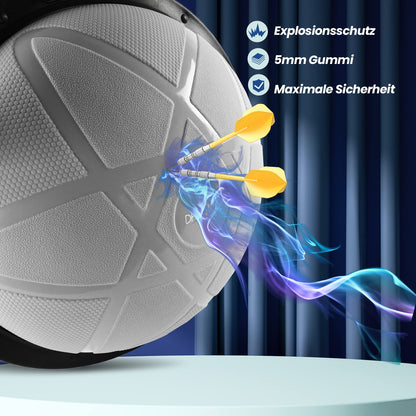 DH FitLife Balance Ball Fitness Gleichgewichtstrainer – Grau 60cm
