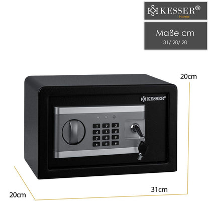KESSER Elektronischer Tresor Möbeltresor – 31x20x20cm