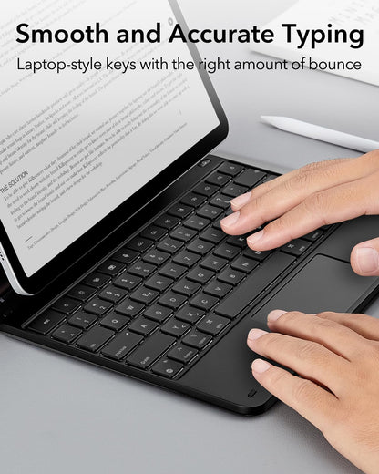ESR Magnetische Tastatur Hülle iPad Air 13" / Pro 12.9 - Schwarz
