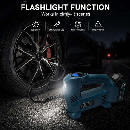 Waitley UPUMP-MK1 Akku-Kompressor 150 PSI mit LED-Licht und Autostop