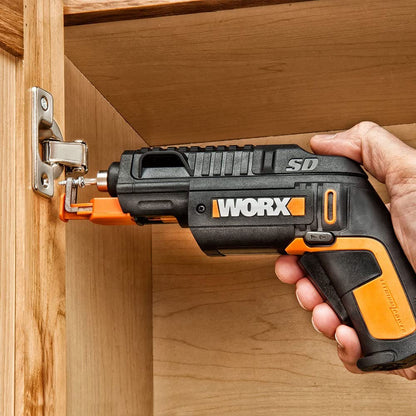 WORX WX255 Akkuschrauber 4V mit Bit-Magazin und Schraubenhalter
