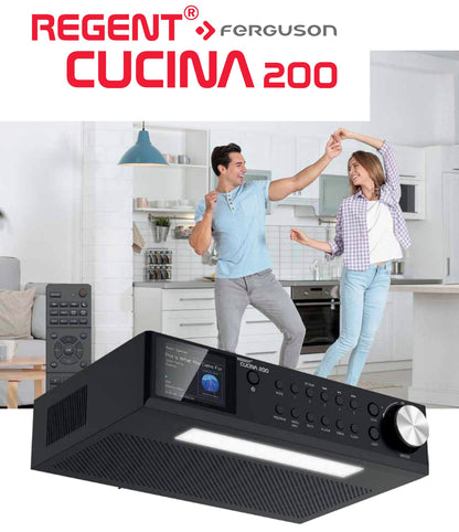 Regent Cucina 200 Küchenradio DAB+ FM Bluetooth Weiss