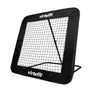 Virtufit verstellbarer Fussball-Rebounder Pro Kickback - 124x124 cm: Schwarzer Rebounder mit weißem Netz. Prallt Fußbälle für Schuss-, Pass-, Kopfballübungen.
