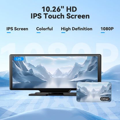 10.26 Zoll 4K Autoradio Wireless CarPlay Android Auto Dashcam
