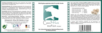 CaniMove Motion Maxi Gelenk-Tabletten für grosse Hunde - 100 Stk.