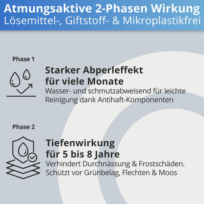Nanoprotect Steinimprägnierung Konzentrat gegen Grünbelag - 1 kg