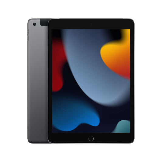 Apple iPad 10,2" Wi-Fi+Zellular 256GB Space Grau Generalüberholt, Tablet-PC zum Surfen, Arbeiten und Medienkonsum.