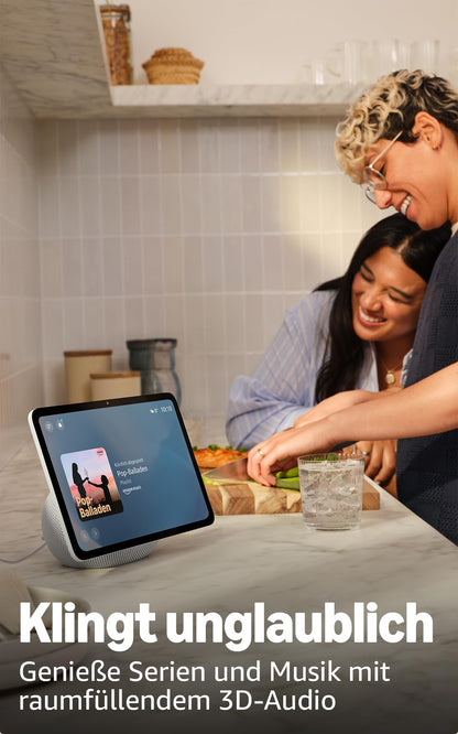 Amazon Echo Show 11 Smart Display mit Full-HD-Touchscreen, Weiss